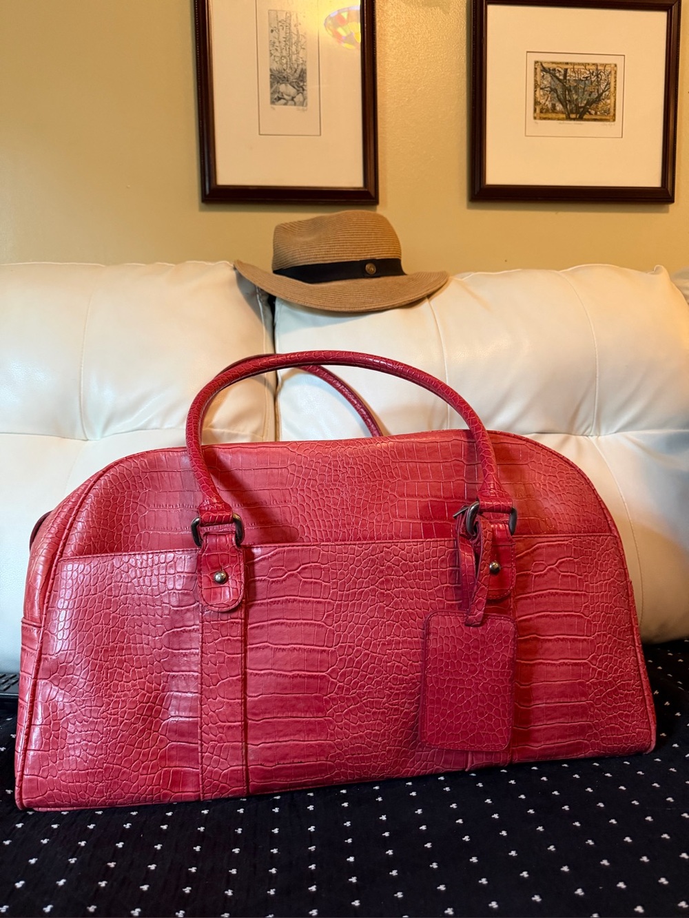 Perfect pink weekender bag tote purse